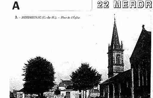 Ville de MERDRIGNAC Carte postale ancienne